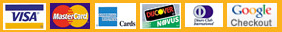Credit Cards accepted at CD Rack Shoppe