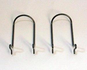 Wire Gaming Hooks Set of 2, Silver