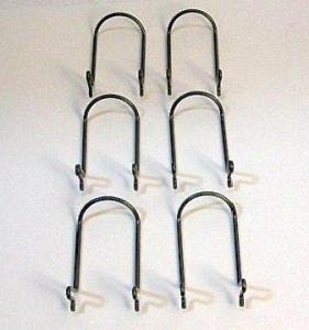 Wire Gaming Hooks, Set of 6