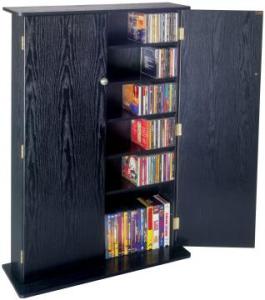 Radius 448-CD Multi-media Cabinet, Black