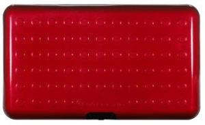 Steel Slim Case, 40 CD, Red