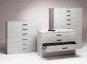 Medium Extra Deep Lateral Cabinet - 5 drawer
