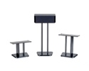 Solid Hardwood 12 inch, 18 inch, 28 inch Center Channel Speaker Stands 