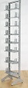 CD Rack-225 Silver (9 shelves)