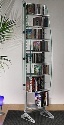 CD Rack-225 Silver Glass Option