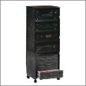 CD/DVD/VHS Storage Cabinet -Solid Hardwood
