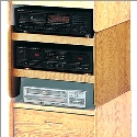Modular Hardwood Oak CM-8 Storage Stand 