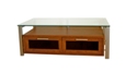 Decor Series 50 inchTV Stand w/ Glass Top