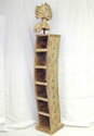 Solid Wood African Media Cabinet-85