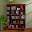Four Column Media Storage Shelf