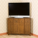 Montgomery Corner TV Stand - Oak