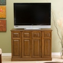 Stockton Storage Door Media Stand - Oak