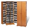 Grande Mission Style Locking Media Cabinet