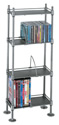 4-Tier Adjustable Multimedia Shelving-100