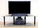 TV Stand with AV Shelves