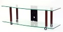 TV Stand with AV Component Shelf