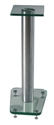 Tempered Glass & Stainless Steel Speaker Stand