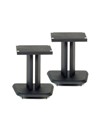 Black Satin Finish 10 1/2 inch Speaker Stands