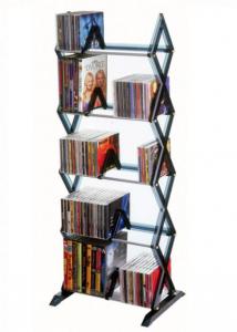 130 CD/ 90 DVD Mitsu 5 shelf