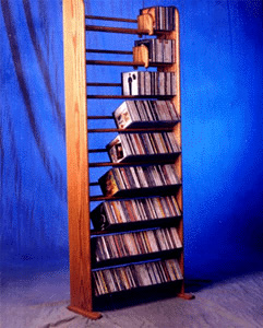 CD Dowel Storage Rack - 504 CD's or 324 Cassettes