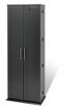 Large Deluxe Media Storage with Locking Shaker Doors