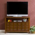 Apothecary Double Door Media Stand