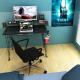 Gaming Desk In Black With 8 Accessories - 2