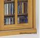 Glass Sliding 2-Door Mission Media Cabinet with Hardwood Veneer - 3