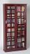 Glass Sliding 2-Door Mission Media Cabinet with Hardwood Veneer - 6