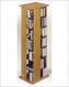 Solid Hardwood Swiveling CD/DVD Storage Rack -336 - 4