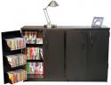 Double Multimedia TV Cabinet black