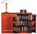Double Multimedia TV Cabinet cherry