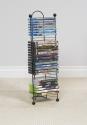 Nestable 32 DVD Or Bluray Tower In Gunmetal